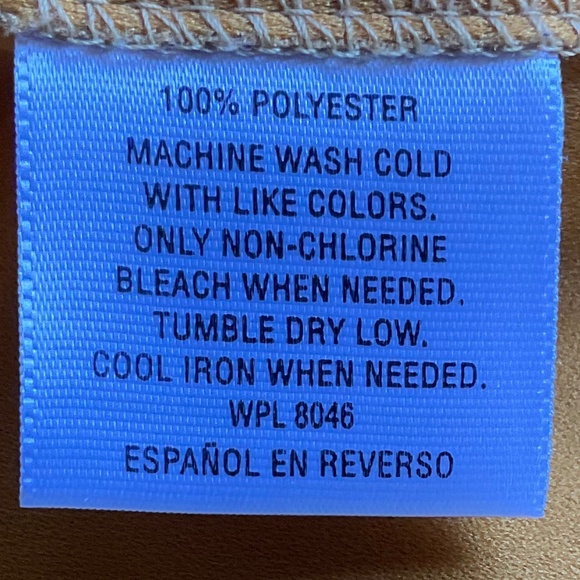 JM Collection 3/4 sleeve mustard button front top - Picture 4 of 4